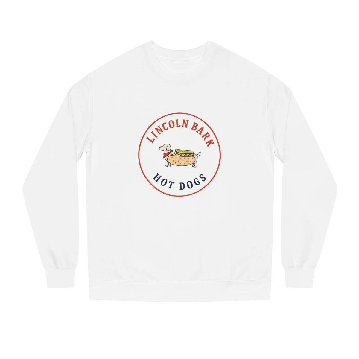 Lincoln Bark Hot Dogs Crewneck Sweatshirt