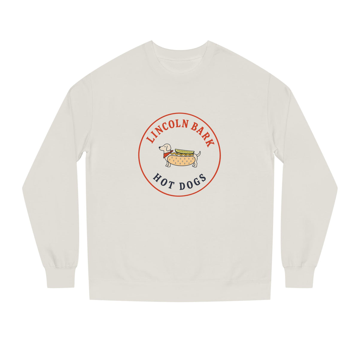 Lincoln Bark Hot Dogs Crewneck Sweatshirt