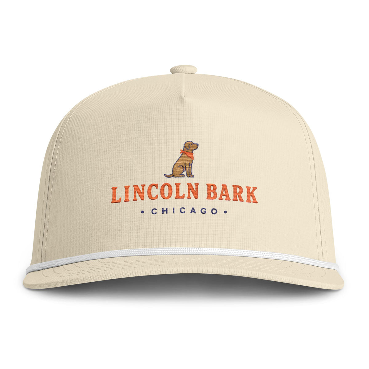 Lincoln Bark Sunwashed Rope Cap