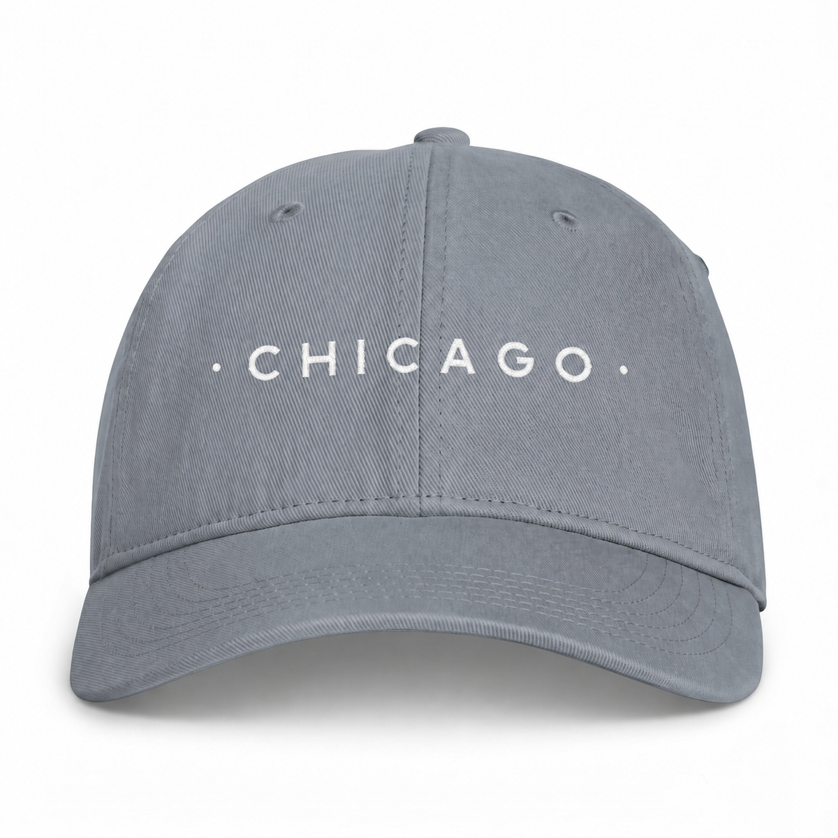 Chicago Washed Baseball Cap in Granite