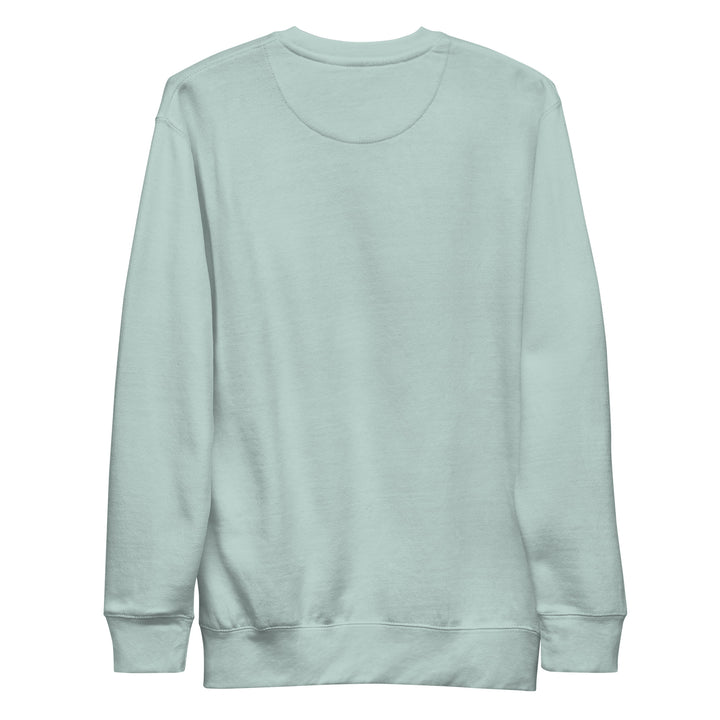 Chicago Block Party Crewneck Sweatshirt in Agave, back view