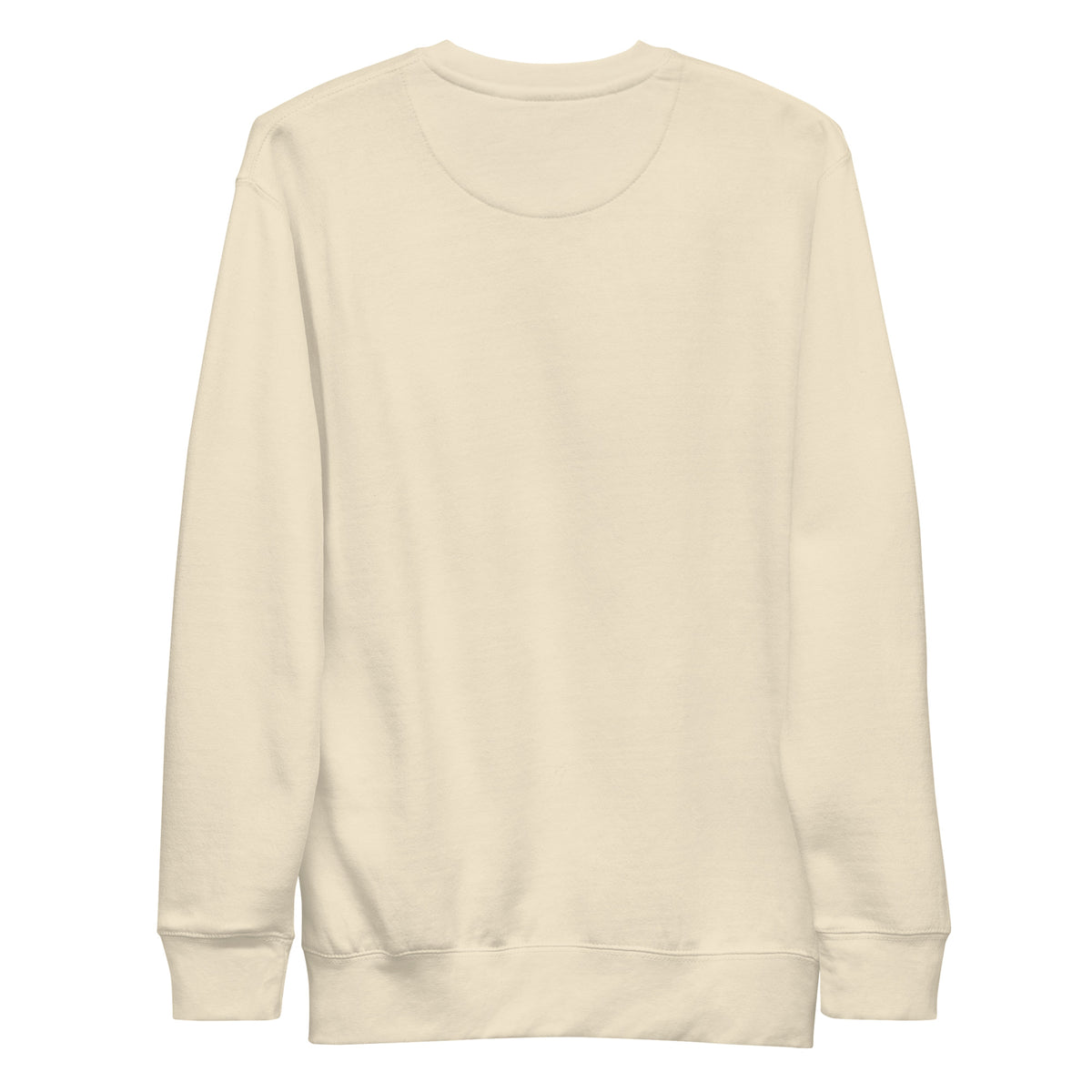 Chicago Block Party Crewneck Sweatshirt in Bone, back view