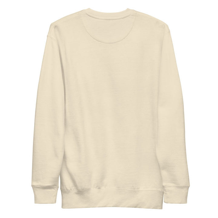 Chicago Block Party Crewneck Sweatshirt in Bone, back view